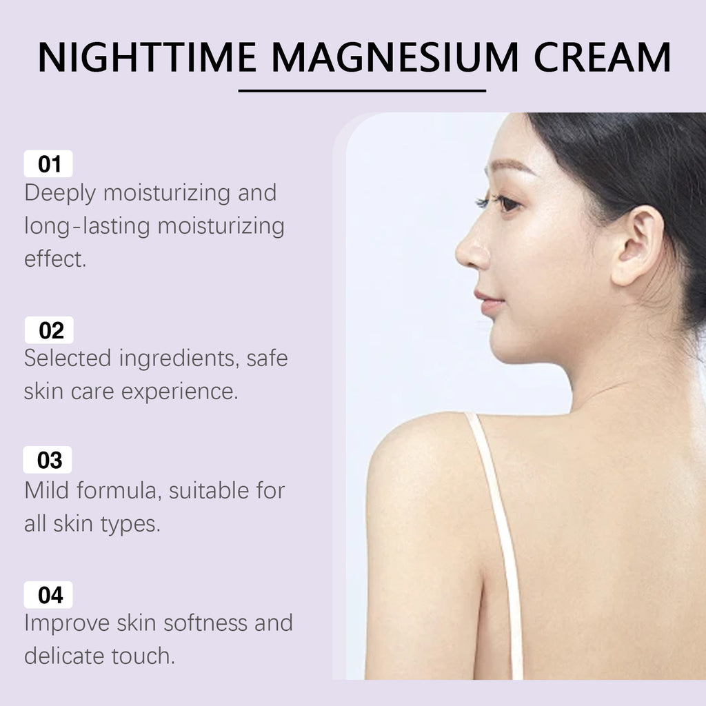 Glamorlush MagCalm – Magnesium Body Cream for Sleep, Sore Muscles & Tension Relief, 120g